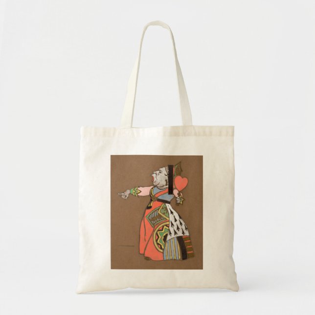 Tote Bag Queen of Hearts from Alice à Wonderland (Devant)