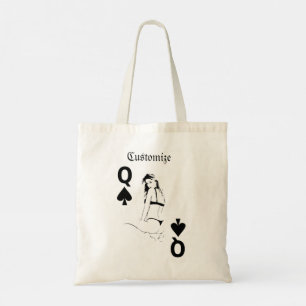 Tote Bag Queen of Spades Bikini Girl Thunder_Cove