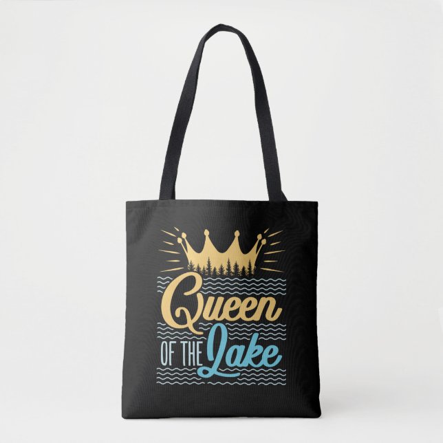 Tote Bag Queen of the Lake Women Summer Outdoors (Devant)