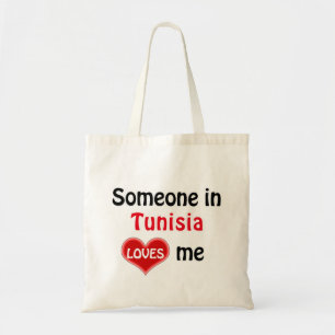 Tote Bag Quelqu'un en Tunisie m'aime