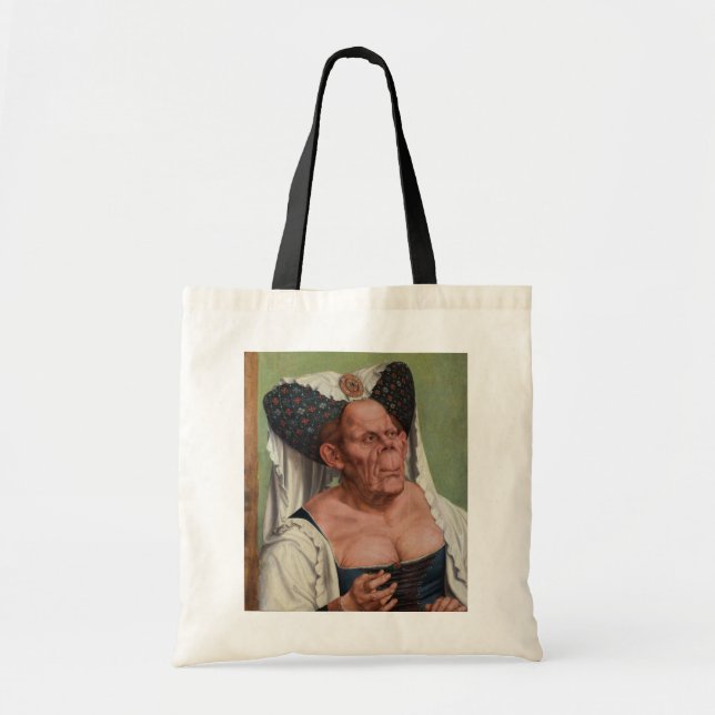 Tote Bag Quentin Matsys - Une Vieille Femme Grotesque (Devant)