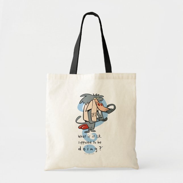 Tote Bag Qu'est-ce que la R.I. est censée faire?™ (Devant)