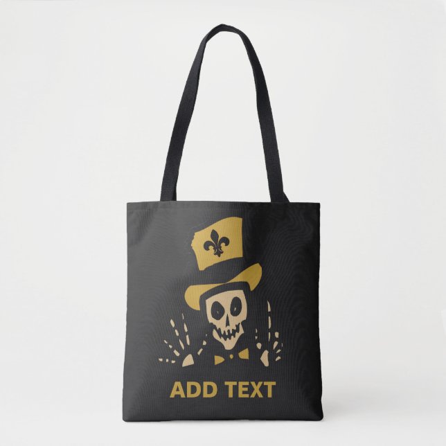 Tote Bag Qui Dat Voodoo Man (Devant)