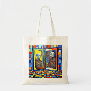 Tote Bag Qui voyez-vous dans le miroir ?