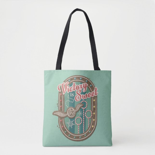 Tote Bag QUIDDITCH™ Victory est Sweet Holiday Cookie Graphi (Devant)