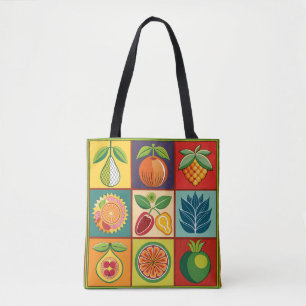 Tote Bag Quilt de paquets de semences botaniques