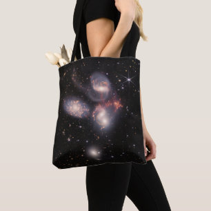 Tote Bag Quintette de Stephan 5 galaxies Champ profond Jame