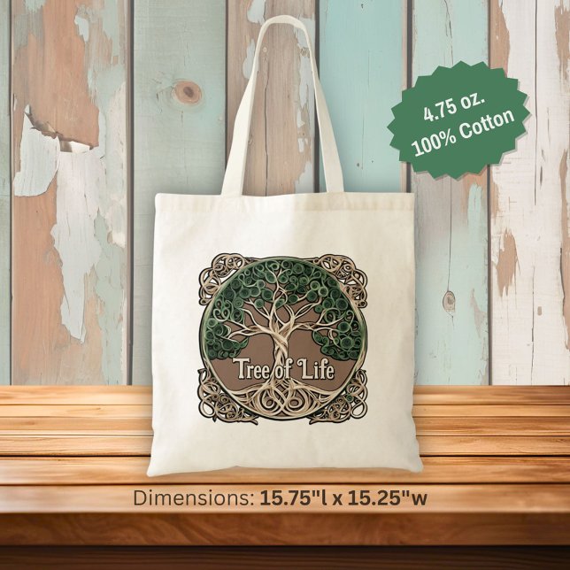 Tote Bag Quitter l'arbre de vie du papier (Créateur téléchargé)