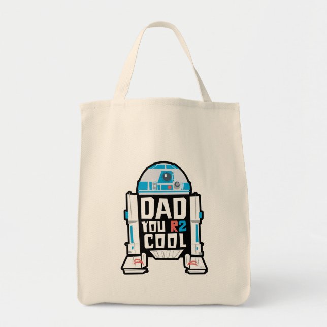 Tote Bag R2-D2 | Dad You R2 Cool (Devant)