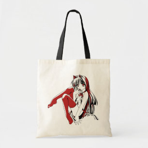 Tote Bag R & B Manga, Neko Catgirl Furry Loli Anime