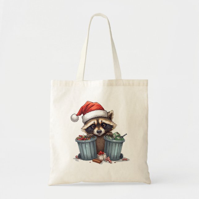 Tote Bag Raccoon Trash (Devant)