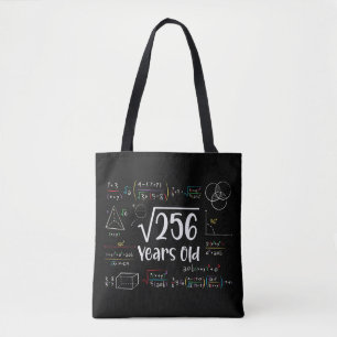 Tote Bag Racine carré de 256 16e anniversaire Cadeaux de 16