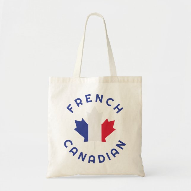 Tote Bag Racines françaises canadiennes (Devant)