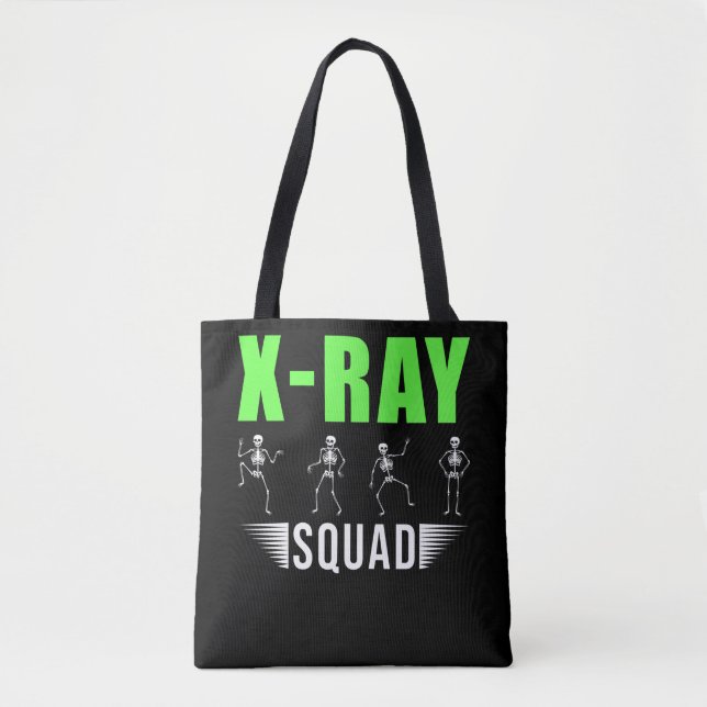 Tote Bag Radiology Xray Skeletons Funny Radiologist Squad (Devant)