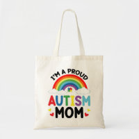Rainbow I'm A Proud Autism Maman Autism Aware