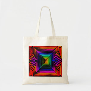 Tote Bag Rainbow Kuna Indian Mola