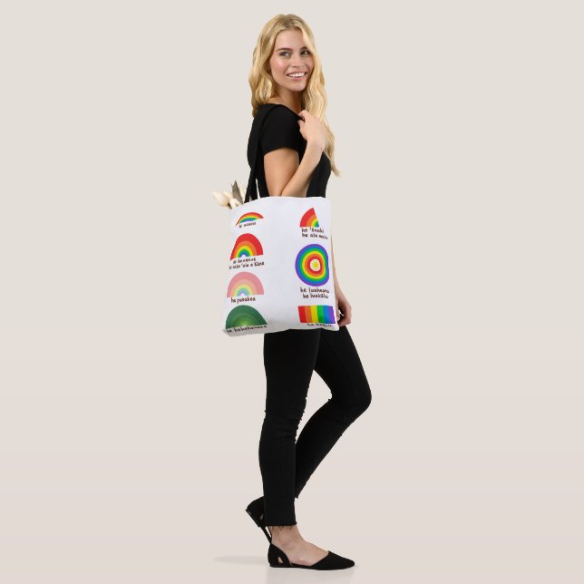 Tote Bag Rainbows en Hawaï (Sur le modèle)