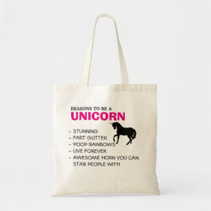 Tote Bag Raisons d'être une licorne