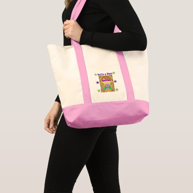 Tote Bag Rallye 4 Rian Gear à l'appui du Mois de sensibilis (Devant (produit))