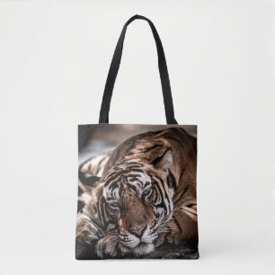 Tote Bag ranthambore tigre mâle sauvage Image d'art