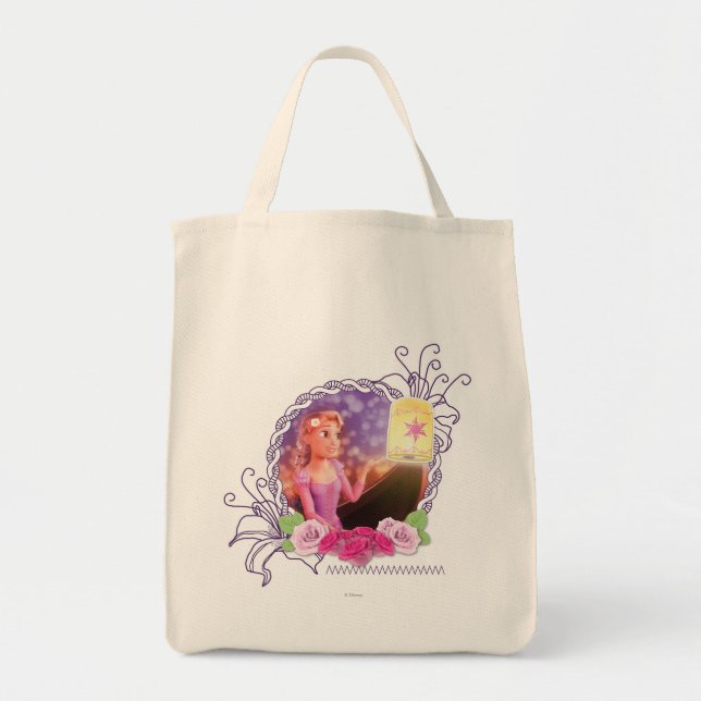 Tote Bag Rapunzel - Il y a la magie dans le monde (Devant)