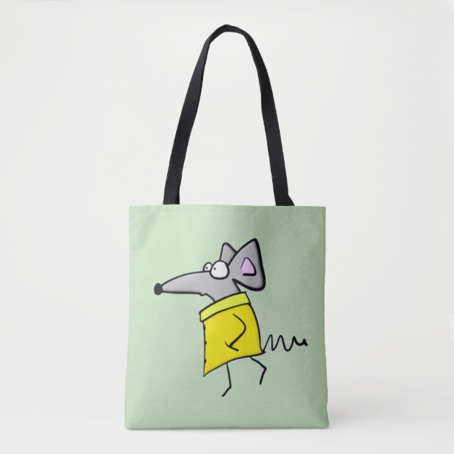 Tote Bag Rat sur la passerelle (Devant)