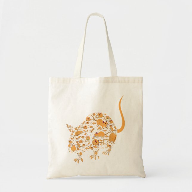 Tote Bag Rats avant les mecs - Rat Mom Pet Rat (Devant)