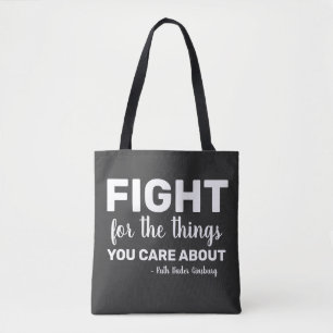 Tote Bag RBG Ruth Bader Ginsburg cite les féministes libéra