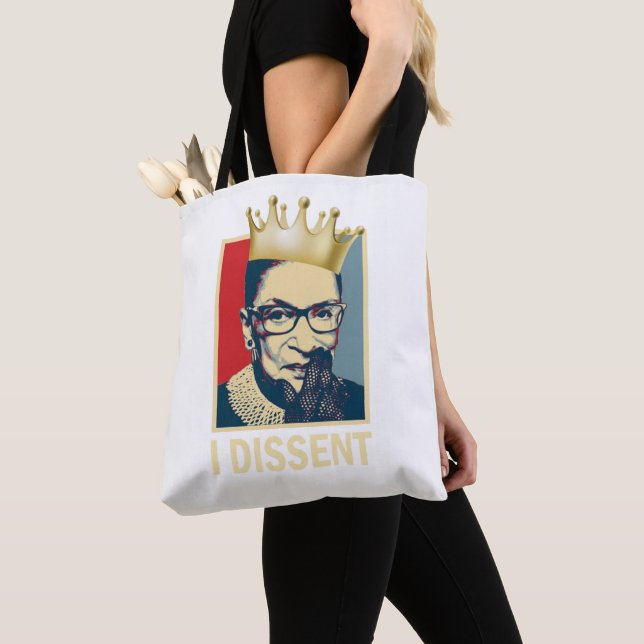 Tote Bag RBG, Ruth Bader Ginsburg, I Dissidence (De près)