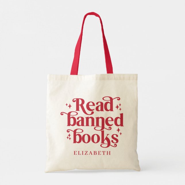 Tote Bag Read Banned Books Book Lover's Gift (Dos)