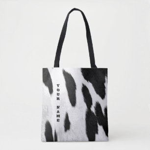 Tote Bag Realiste Holstein Cowhide Look