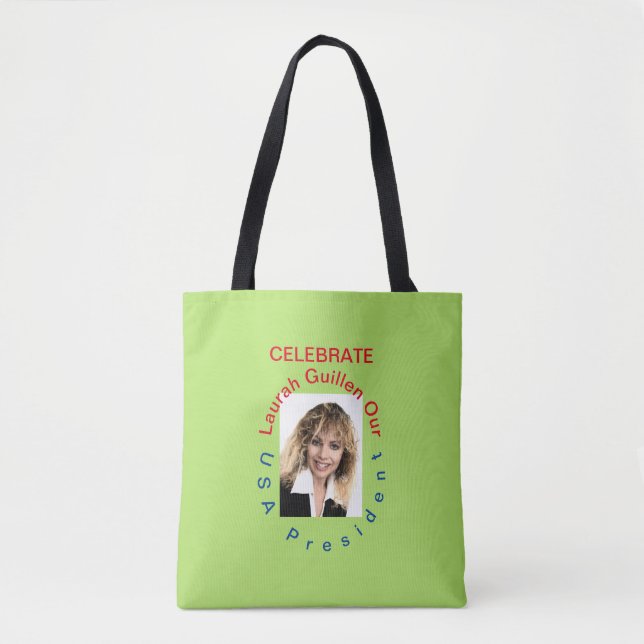 TOTE BAG #REALUSAPRESIDENTLAURAHGUILLEN (Devant)