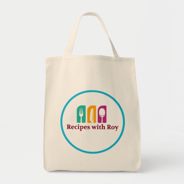 Tote Bag Recettes avec Roy Grocery Fourre-tout (Devant)