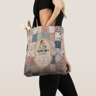Tote Bag Recettes patrimoniales de Grandma's Kitchen™
