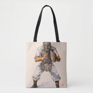 Tote Bag Receveur de base-ball