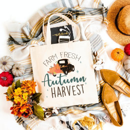 Tote Bag Récolte d'automne à la ferme