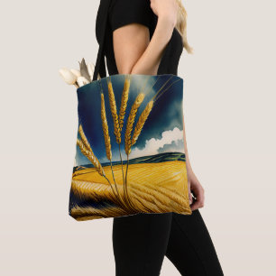 Tote Bag Récolte d'automne Prairie Gold Fourre-tout
