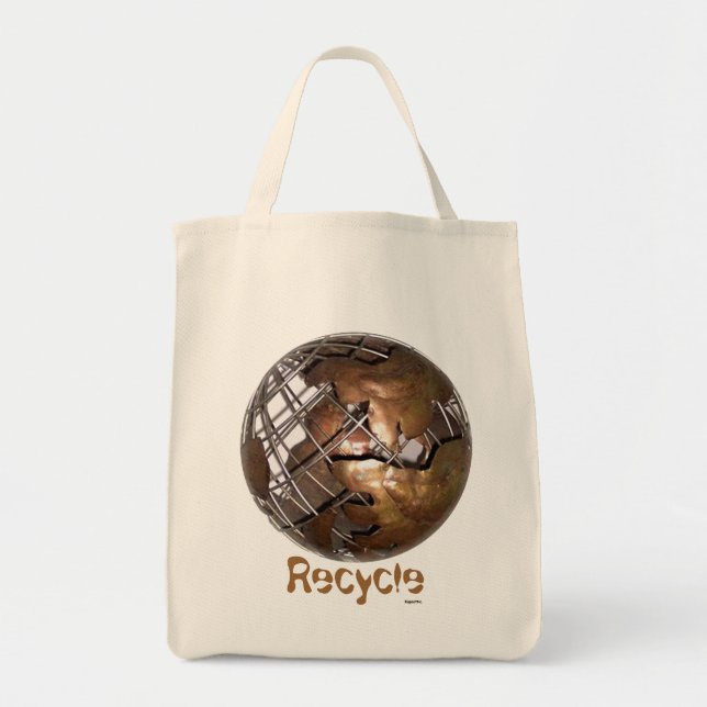 Tote Bag Recycler l'alimentation (Devant)