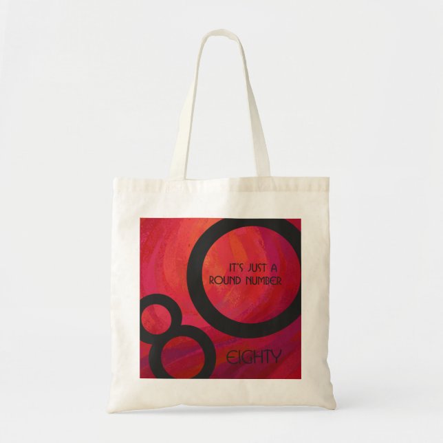 Tote Bag Red 80 Dix Anniversaire (Devant)