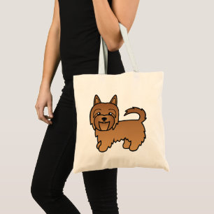Tote Bag Red Australian Terrier mignon chien de dessin
