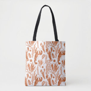 Tote Bag Red Cape Lobster Fourre-tout