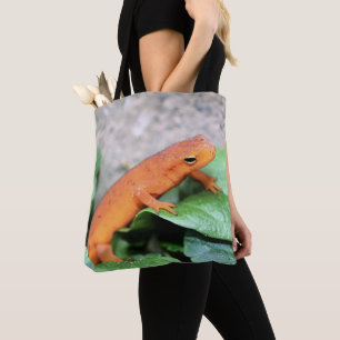 Tote Bag Red Eft Orange Salamander Nature #2