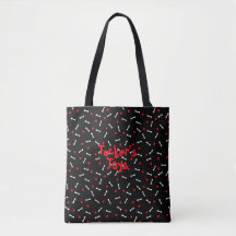 Red Hearts Bones blancs