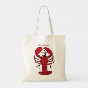 Tote Bag Red Maine Lobster Thunder_Cove
