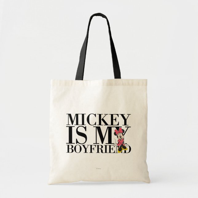 Tote Bag Red Minnie | Mickey est mon petit ami (Devant)