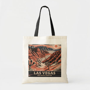 Tote Bag Red Rock Canyon Las Vegas Retro Vintage voyage WPA