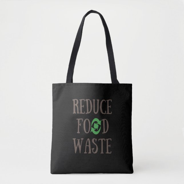 Tote Bag Réduire le recyclage des déchets alimentaires écol (Devant)