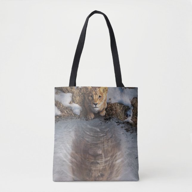 Tote Bag Réflexion de Mufasa (Devant)