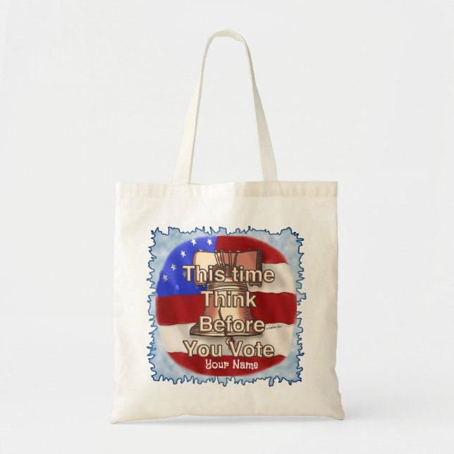 Tote Bag Réflexion et vote (Devant)