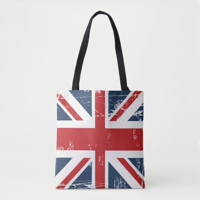 Tote Bag Regard d'Union Jack de drapeau BRITANNIQUE (Devant)